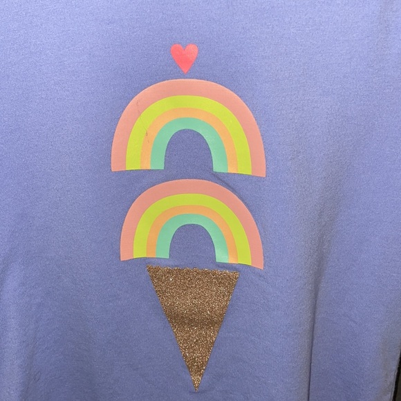 Rainbow ice cream cone t-shirt - Picture 2 of 4